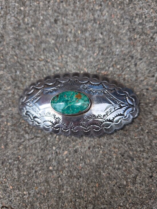 Beautiful Fox Turquoise Hair Clip